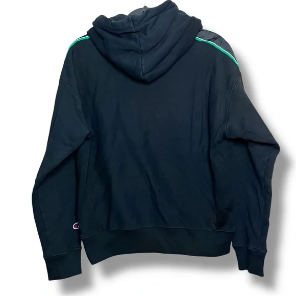 Champion Women's Size Large Reverse Weave Houndstooth Logo Pullover Hoodie - Picture 2 of 13